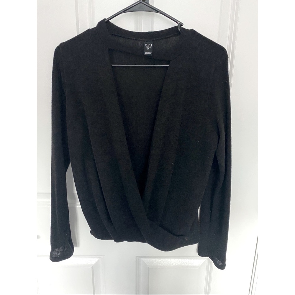 Black Windsor Sweater. Worn once. Great condition